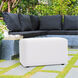 Universal Seascape Natural Outdoor Bench with Slipcover