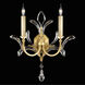 Beveled Arcs Wall Sconce Wall Light in Gold Leaf