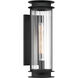 Vessaro 1 Light 21 inch Sand Coal Black Outdoor Wall Sconce