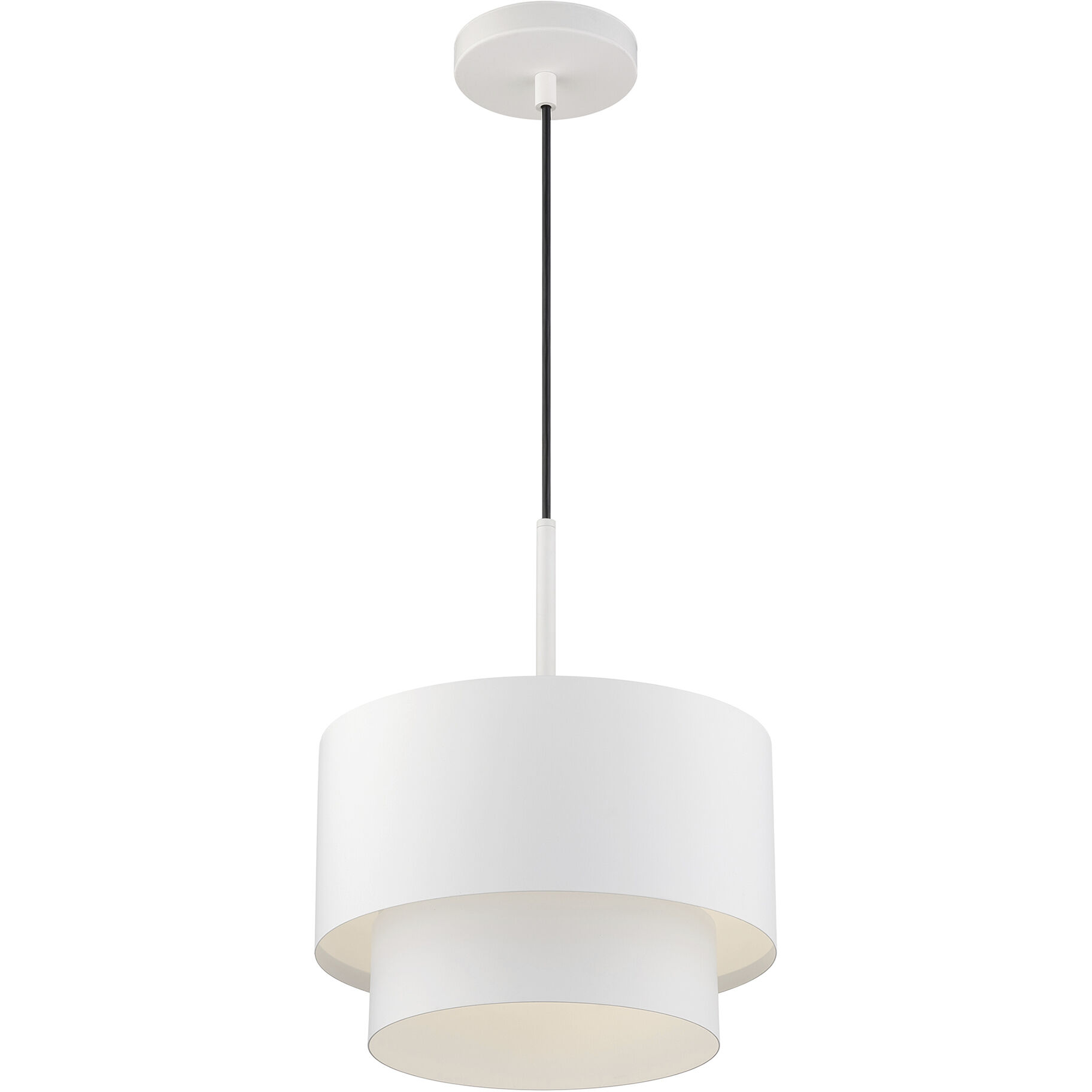 Zolana 1 Light 12 inch White Pendant Ceiling Light