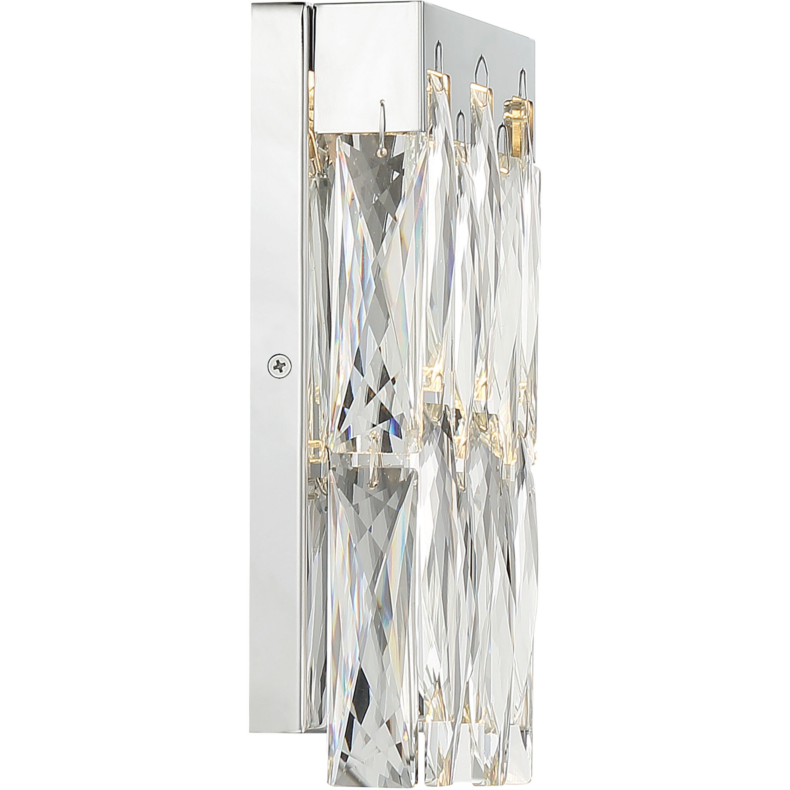 Curio LED 7.25 inch Chrome Wall Sconce Wall Light, Bath