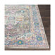 Cade 87 X 63 inch Navy/Pale Blue/Teal/Charcoal/Light Gray/Saffron Rugs, Rectangle