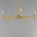 Emana 5 Light 24 inch Natural Aged Brass Chandelier Ceiling Light