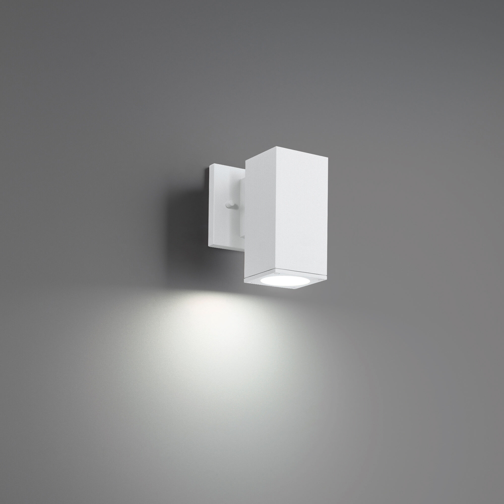 Cubix LED 6.75 inch White Outdoor Wall Lighting in 3000K, WAC Limited
