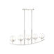 Spyglass 5 Light 40 inch Satin Platinum Chandelier Ceiling Light