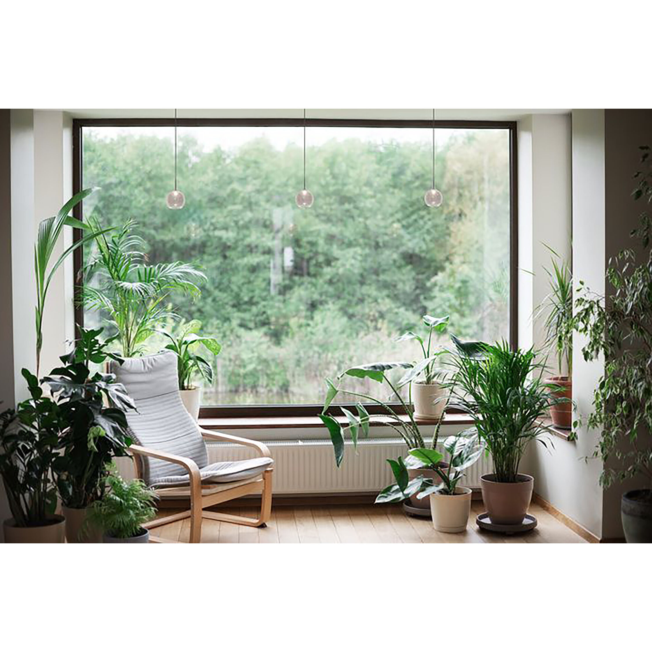 Bobo LED 4 inch Matte Chrome Small Pendant Ceiling Light in Clear Glass