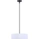 Carmynn LED 22.25 inch Black Chandelier Ceiling Light