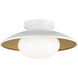 Hatley 1 Light 11.88 inch Flush Mount