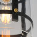 Capitol 1 Light 10 inch Black/Antique Brass Single Pendant Ceiling Light