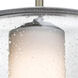 Niles 10 LED Satin Nickel Stem Pendant Ceiling Light