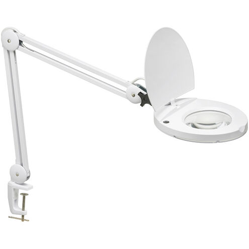 Modern 47 inch 8.00 watt White Task Table Lamp Portable Light
