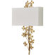 Cloverfield 1 Light 15 inch Contemporary Gold Leaf and Contemporary Gold ADA Wall Sconce Wall Light