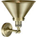 Franklin Restoration Briarcliff LED 10 inch Antique Brass Semi-Flush Mount Ceiling Light, Franklin Restoration
