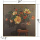 Still Life Bouquet Grey Wall Art