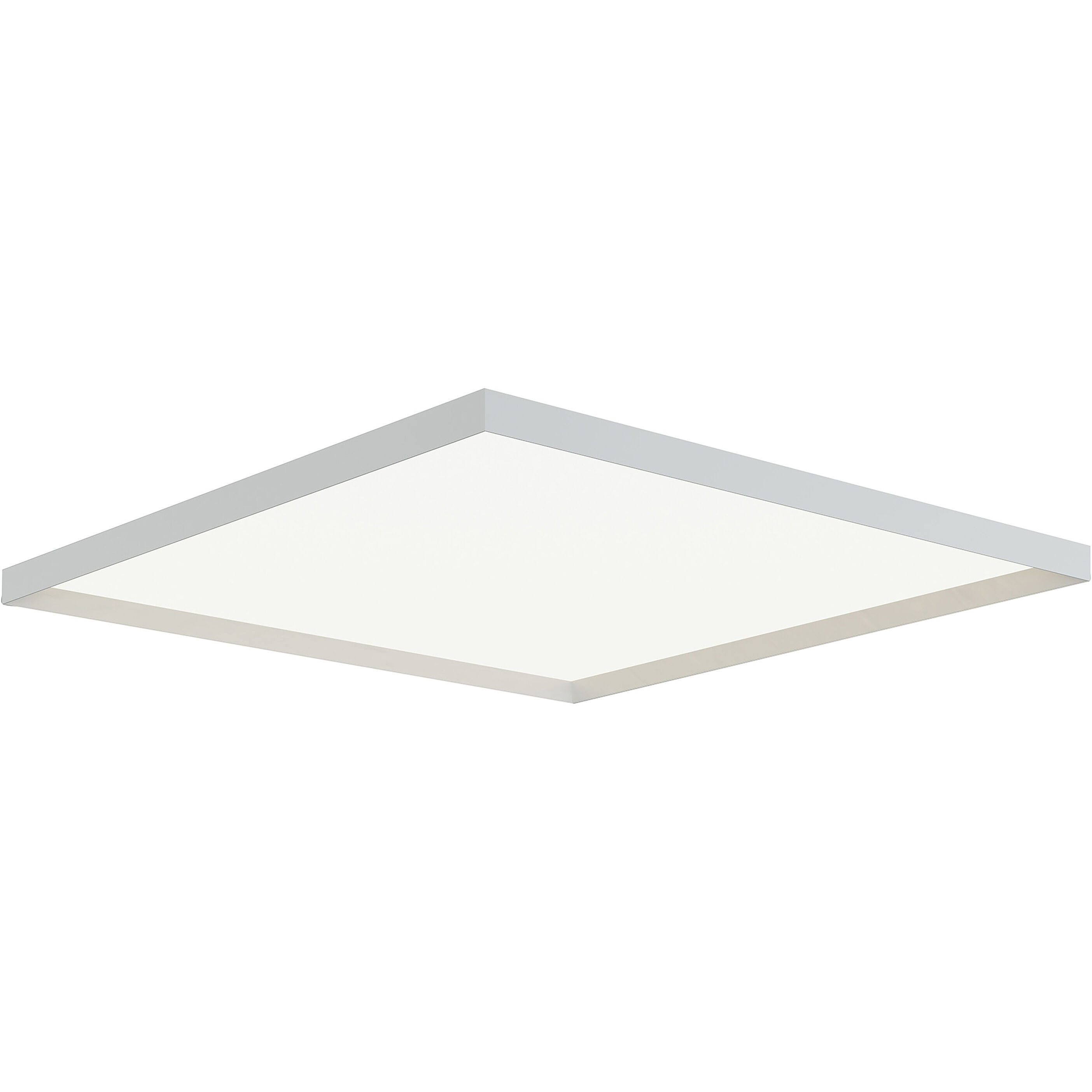 Bina LED 16 inch White and Black Surface Mount Ceiling Light