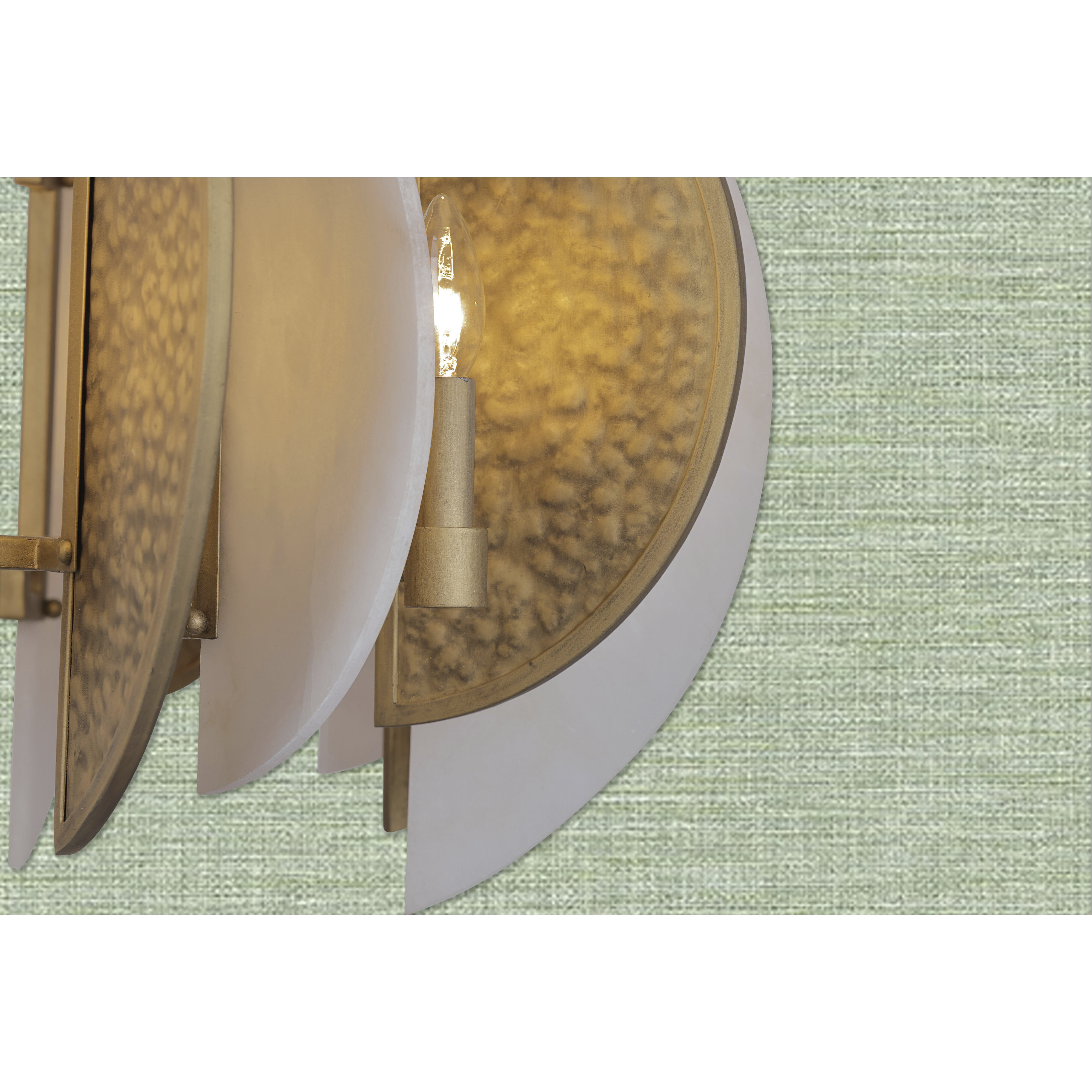 Saint Martin 8 Light 28 inch Ashen Gold Chandelier Ceiling Light