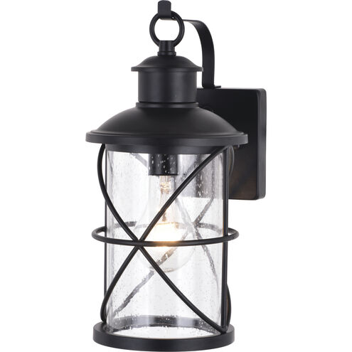 Adams LED 13.75 inch Black Outdoor Wall