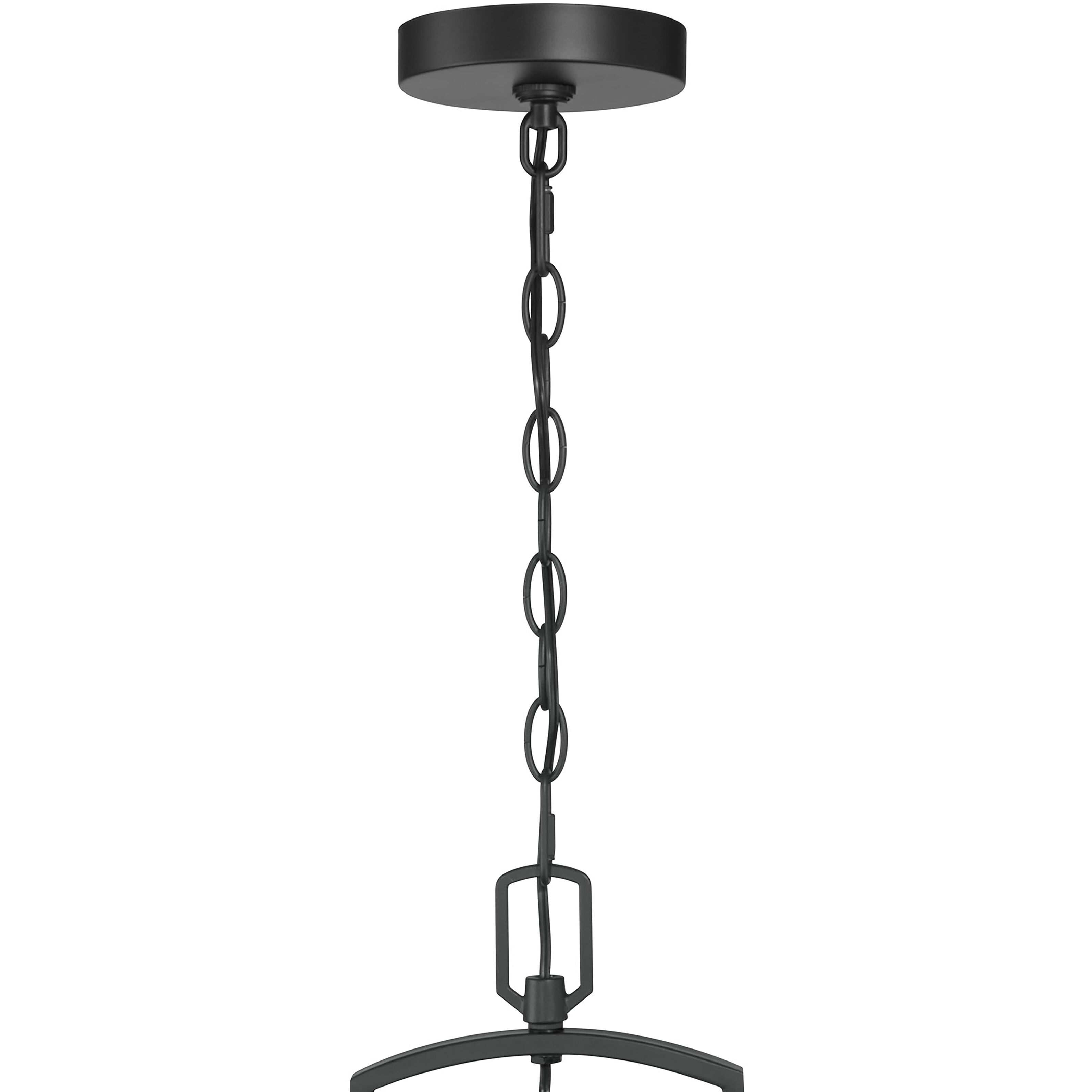 Kendrix 2 Light 7.5 inch Powder Coated Black Outdoor Hanging Lantern