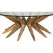 Waldo 40 X 40 inch Teak Coffee Table