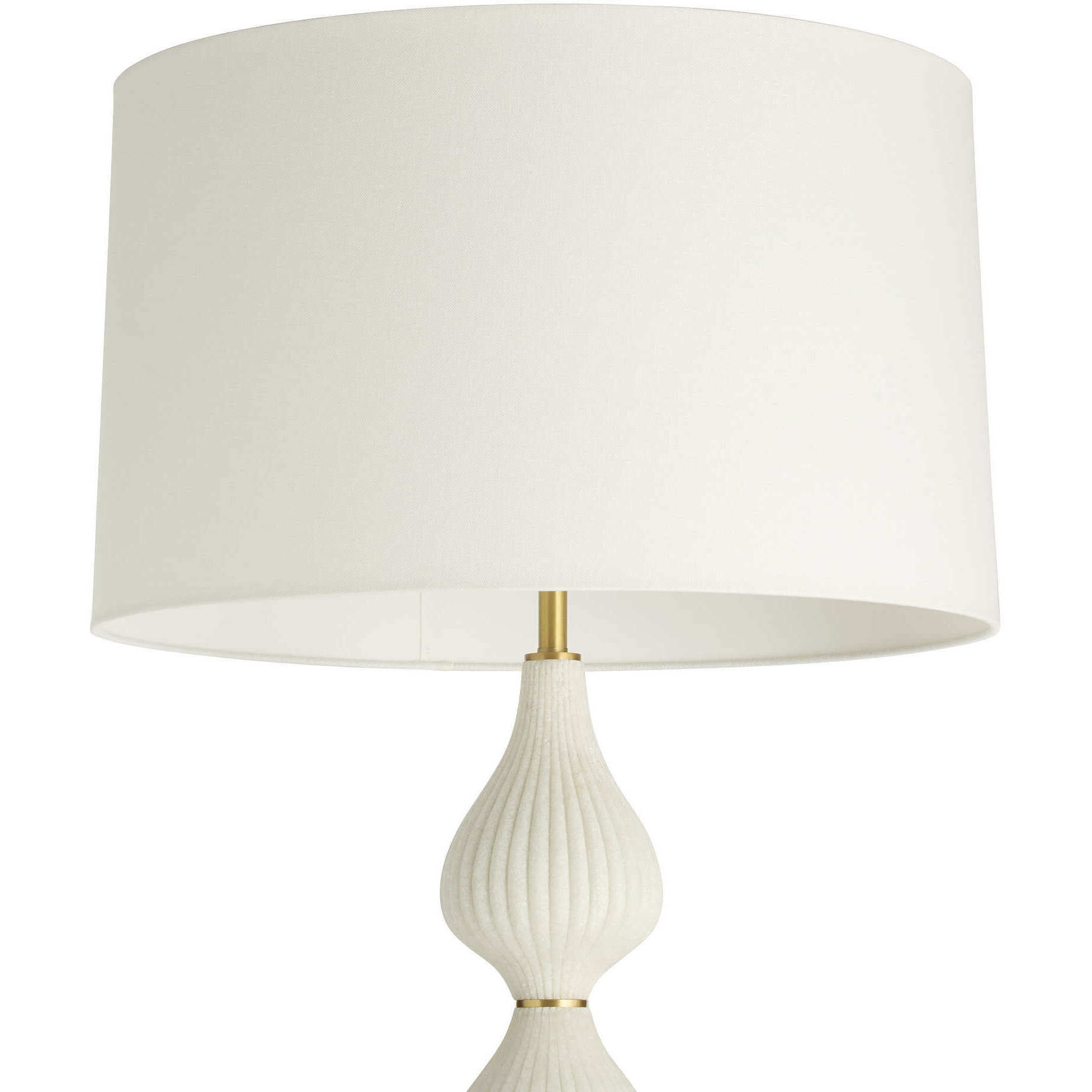 Nicole 68 inch 150.00 watt Ivory and Antique Brass Floor Lamp Portable Light