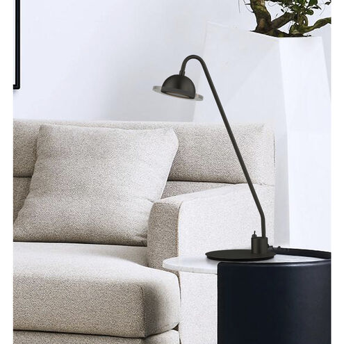 Laurel 28 inch 23 watt Matte Black Accent Table Lamp Portable Light