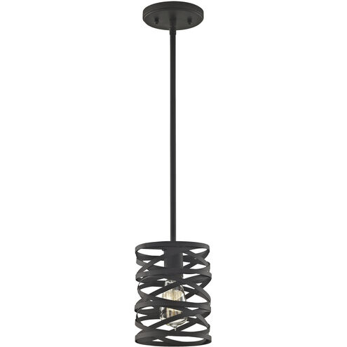 Vorticy 1 Light 6 inch Oil Rubbed Bronze Mini Pendant Ceiling Light