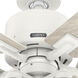 Techne 52 inch Matte White with Light Oak/Fresh White Blades Ceiling Fan