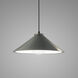 Radiance Collection 1 Light 11.75 inch Pewter Green with Dark Bronze Pendant Ceiling Light