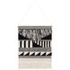 Latham Black/Cream Wall Hangings, Rectangle