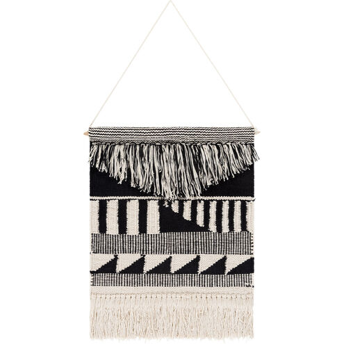 Latham Black/Cream Wall Hangings, Rectangle