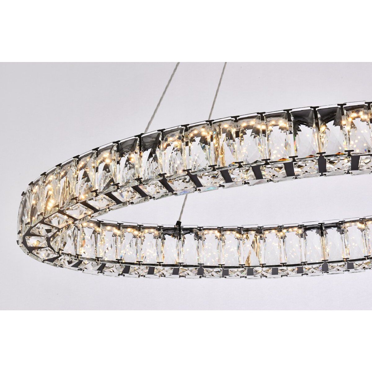 Monroe 1 Light 36 inch Black Pendant Ceiling Light