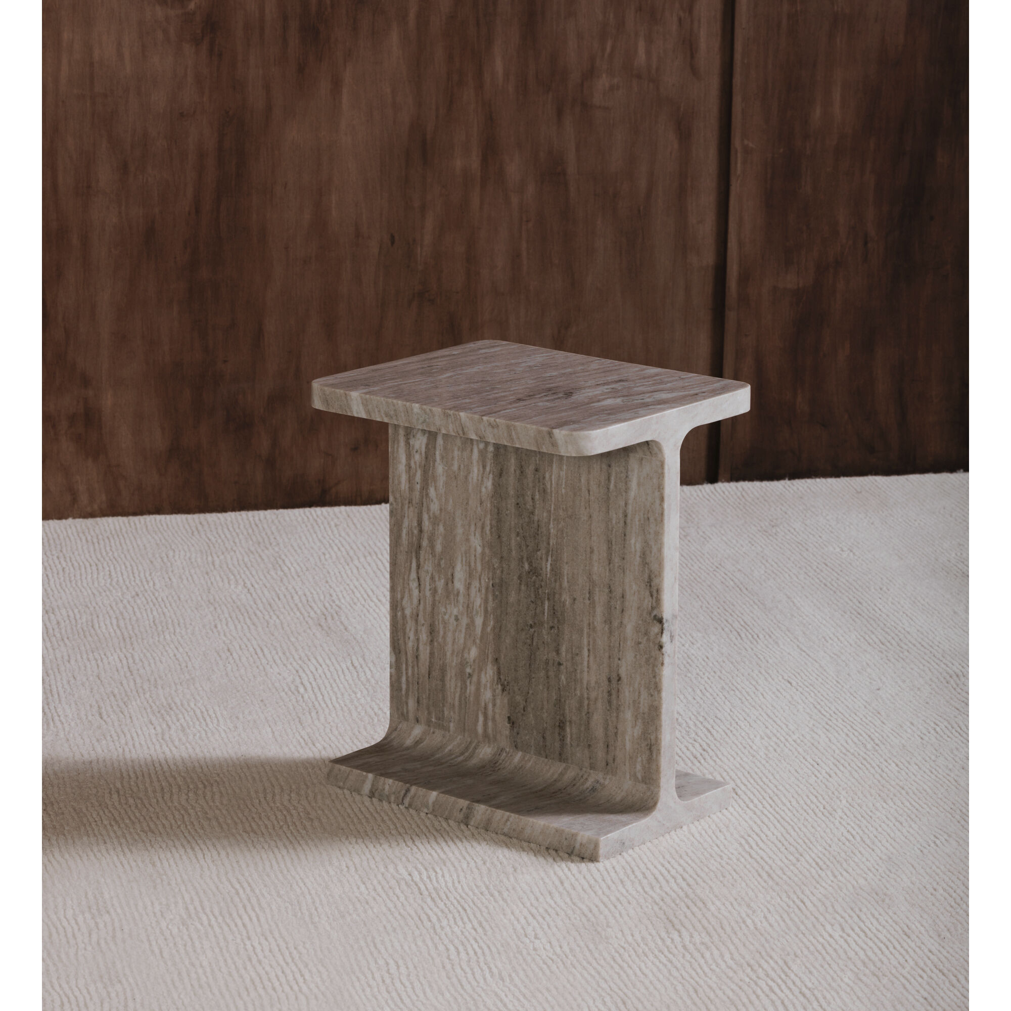 Tullia 18 X 15 inch Taupe Accent Table