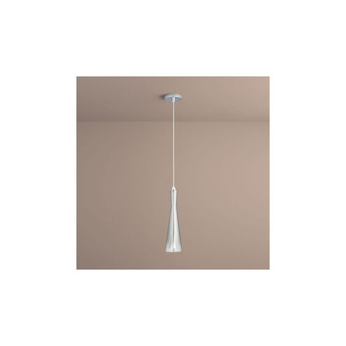 Cornet 1 Light 4 inch Smoke Ombre Pendant Ceiling Light