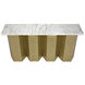 Shilo 64 X 15 inch Antique Brass Console