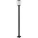 Sheridan 1 Light 111.25 inch Black Outdoor Post Mounted Fixture