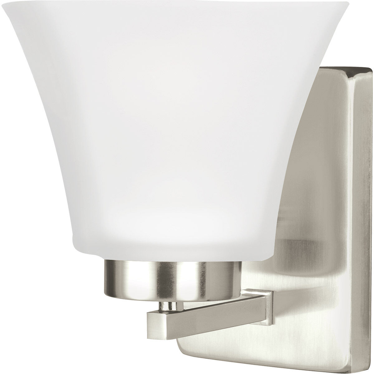 Bayfield Wall Bath Fixture Wall Light in Brushed Nickel
