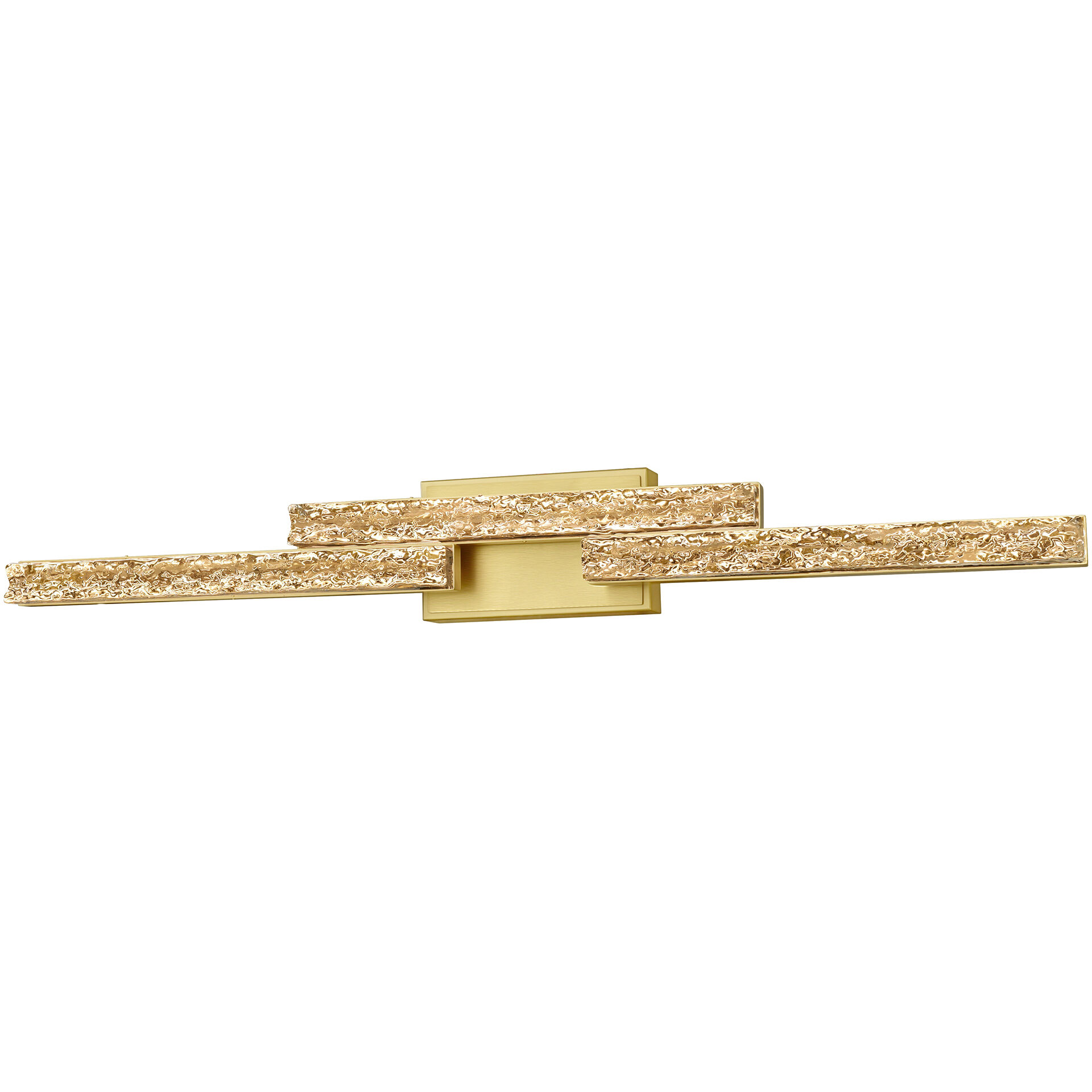 Stagger LED 36 inch Brass Vanity Light Wall Light