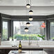 Artisan Collection/RAVELLO Series 5 Light 10.25 inch Black Pendant/Chandelier Ceiling Light