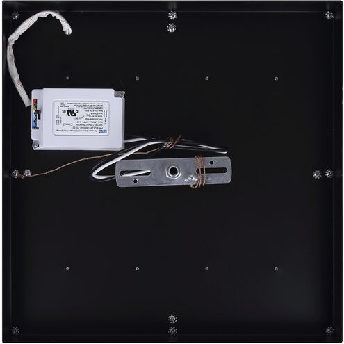 Bretton LED 12 inch Black Flush Mount Ceiling Light