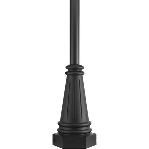 Pole Base 24 inch Textured Black Outdoor Post Base