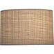 Ellie Natural Raffia 15 inch Lampshade, Drum