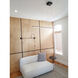 Array LED 48 inch Matte Black Horizontal Pendant Ceiling Light
