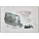 Denny White with Green and Silver Framed Wall Art