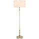 Pilare 64 inch 150 watt Shiny Gold Floor Lamp Portable Light