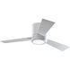 Clarity 42 42 inch Matte White Ceiling Fan