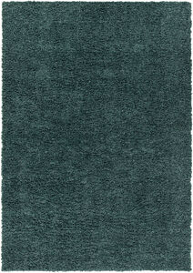Deluxe Shag 36 X 24 inch Charcoal Rug, Rectangle