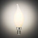 Branded Lamps LED F - Flame Tip C - E12 Candelabra 4 watt 120 2700K Light Bulb