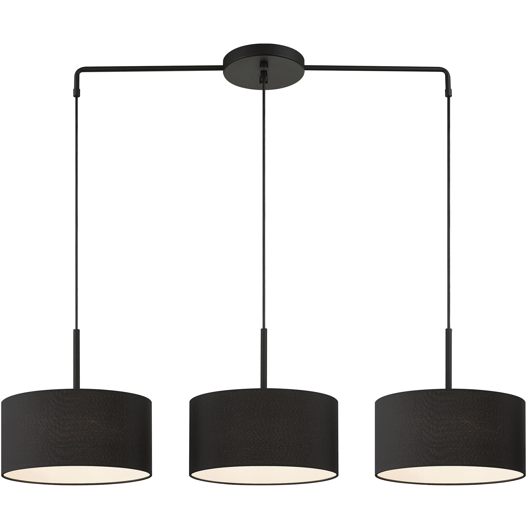 Livex Lighting 50273-04 Bainbridge 3 Light 13 inch Black