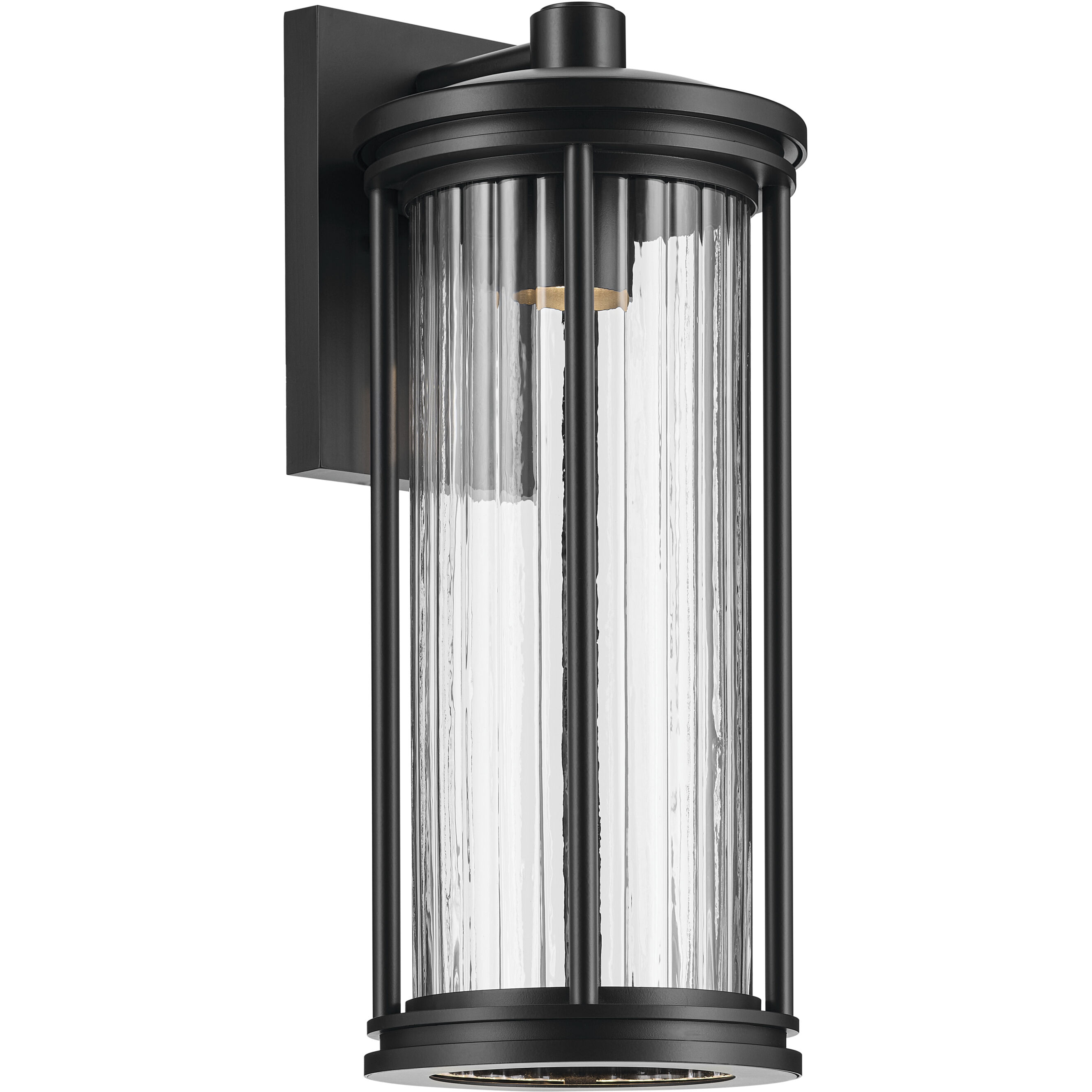 Barras 1 Light 20.25 inch Black Outdoor Wall Sconce