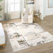 Salim 90 X 63 inch Earth Tones Rug in 5 x 7